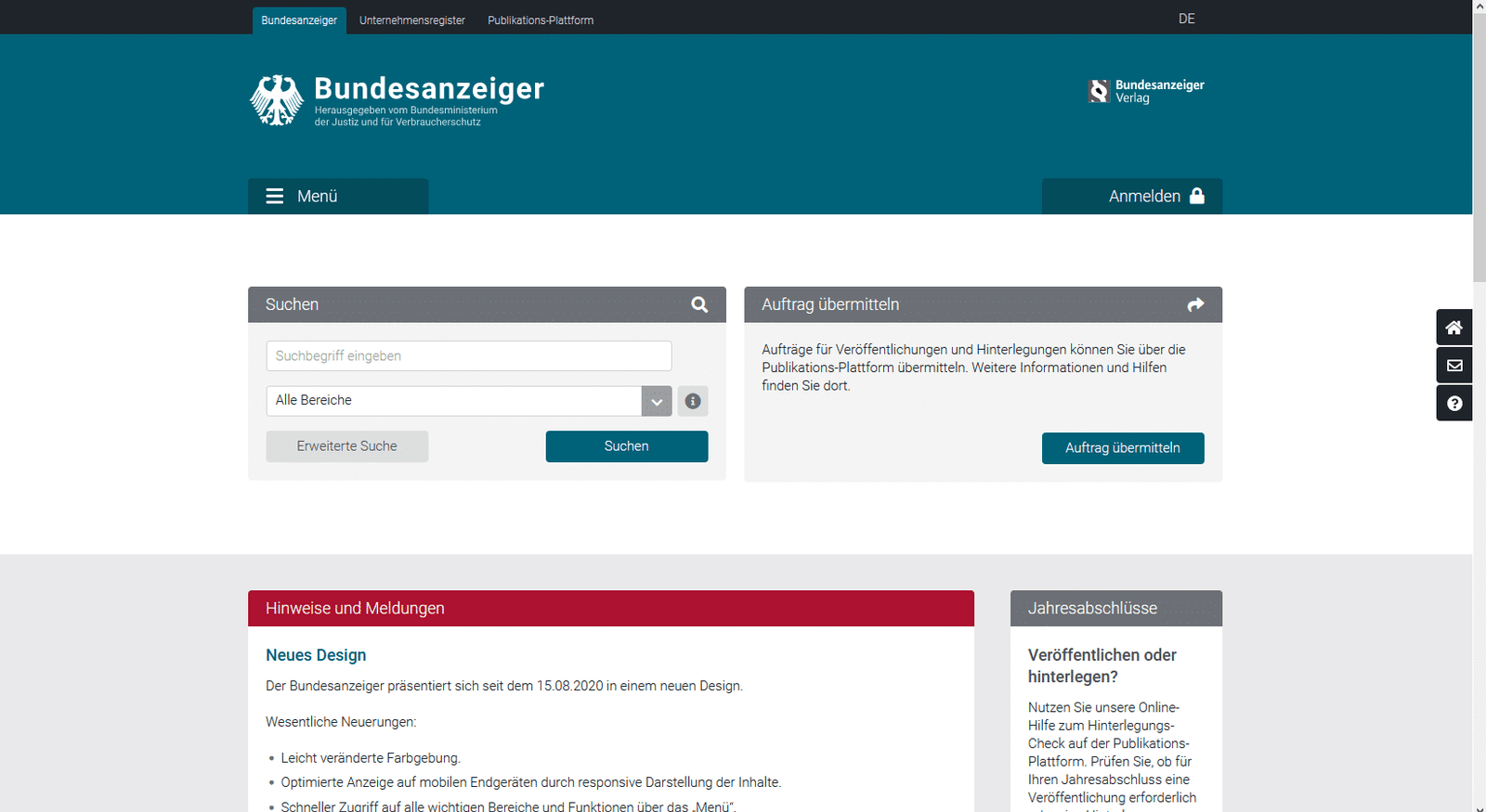 Bundesanzeiger - Existenzgründer Wissen | keyna.de