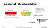 Übersicht Förderprogramm Zuschuss “go-digital”