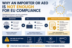 Why an Importer or AEO Is NOT Enough for EU Compliance