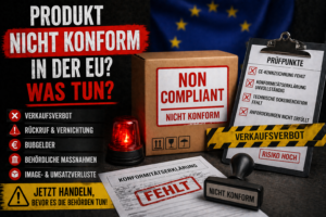 Produkt nicht konform EU – was jetzt zu tun ist (Praxis-Guide)