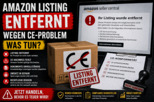 Amazon Listing entfernt wegen CE – Ursachen & Lösungen