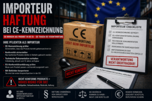Importeur Haftung CE-Kennzeichnung – Pflichten, Risiken und Konsequenzen