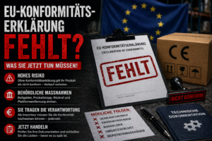 EU-Konformitätserklärung fehlt – was jetzt zu tun ist (Guide)