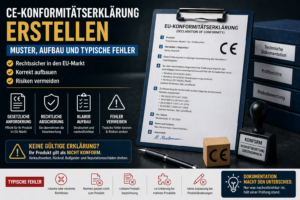CE-Konformitätserklärung erstellen – Muster & Anleitung für Importeure
