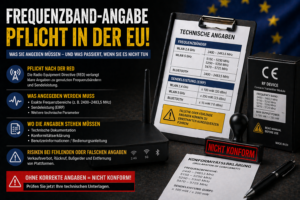 Frequenzband-Angabe Pflicht in der EU – was Sie wirklich angeben müssen