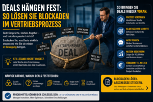 Deals hängen fest: So lösen Sie Blockaden im Vertriebsprozess