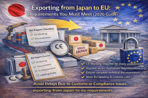 Exporting from Japan to EU: Requirements