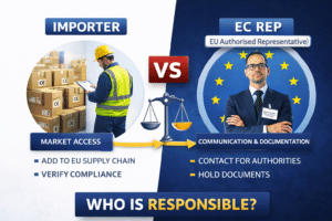 EC REP vs Importer: Who Is Responsible for Product Compliance in the EU?