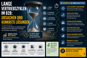 Lange Vertriebszyklen im B2B – Ursachen und Lösungen